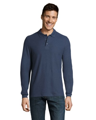 Polo manica lunga Winter II Denim