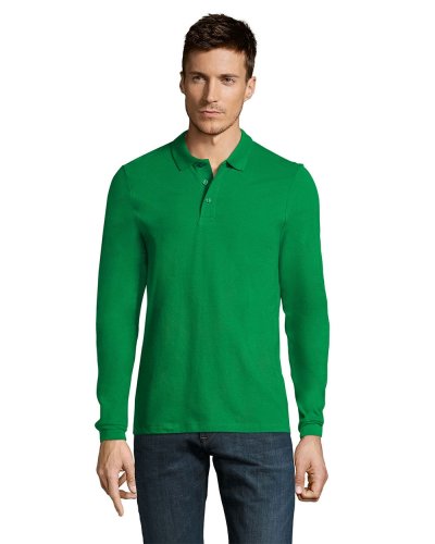 Polo manica lunga Winter II Verde Prato