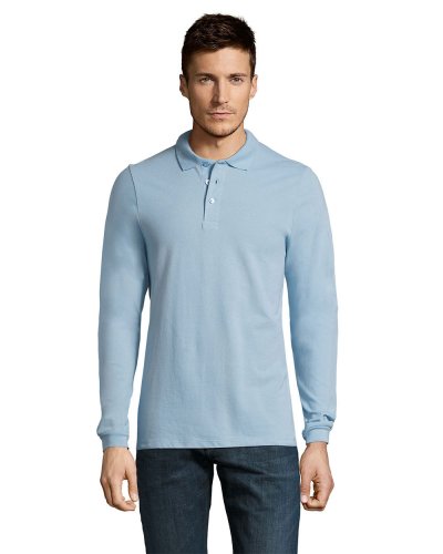 Polo manica lunga Winter II Cielo