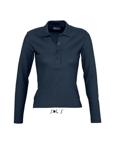 Polo lunga Podium Blu Navy