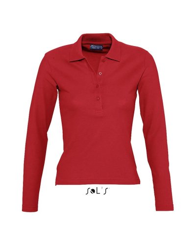 Polo lunga Podium Rosso