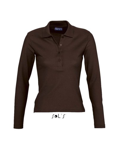 Polo lunga Podium Cioccolato