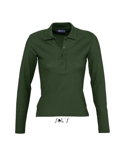 Polo lunga Podium Verde Inglese