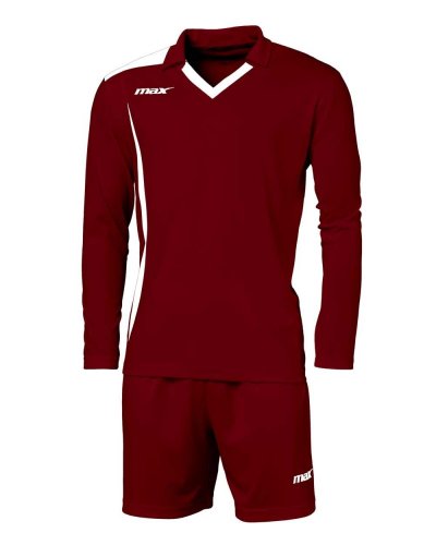 Completo da calcio Cristallo Bordeaux/Bianco