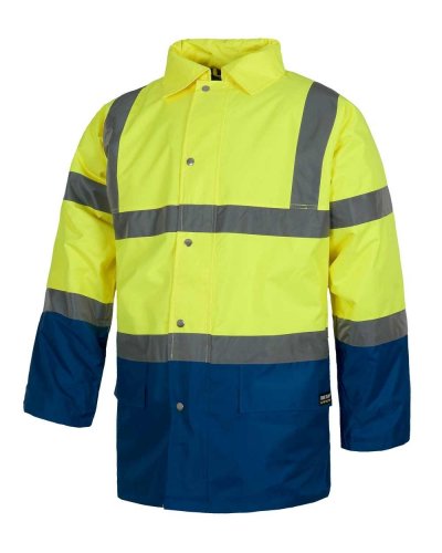 Parka combinato Alta Visibilità con collo a camicia