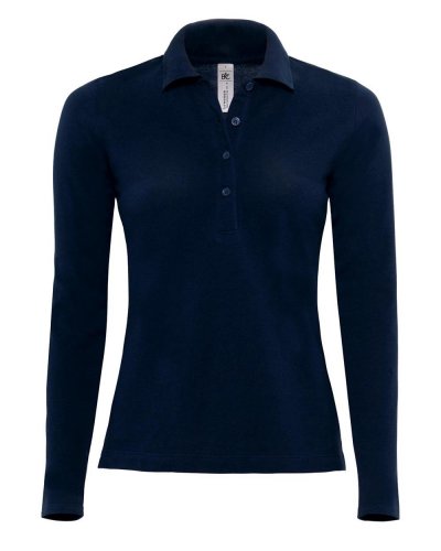 Polo maniche lunghe donna Safran