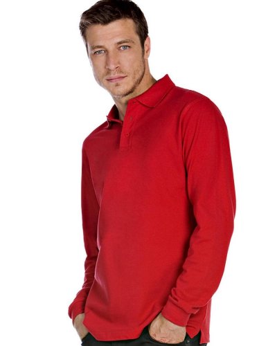 Polo maniche lunghe Heavymill