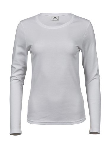 T-shirt donna cotone bio manica lunga 190g