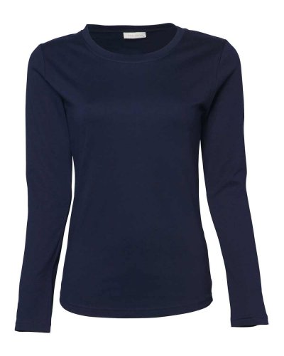 T-shirt donna manica lunga Navy