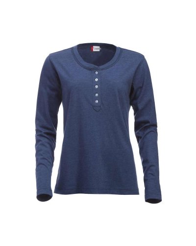 T-shirt Clique Orlando Blu Melange