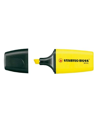 Stabilo Boss Mini Box da 4 colori Giallo Fluo