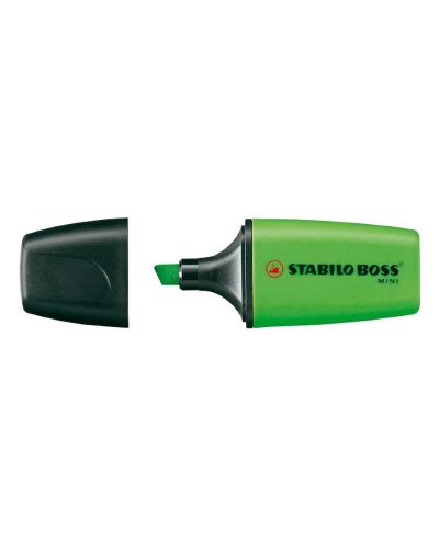 Stabilo Boss Mini Box da 4 colori Verde Fluo