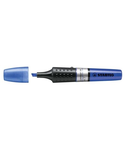 Stabilo Luminator Deskset con 2 colori Blu Fluo