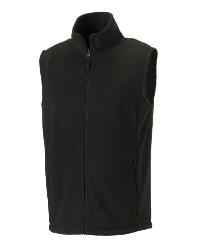 Gilet in pile Outdoor Nero