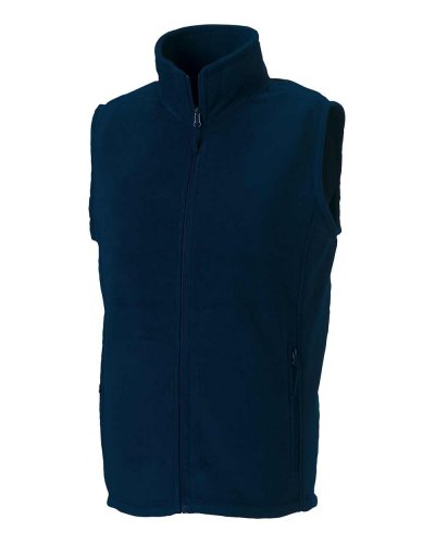 Gilet in pile Outdoor French Navy