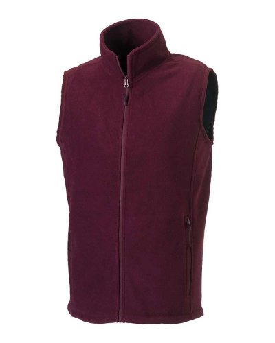 Gilet in pile Outdoor Burgundy