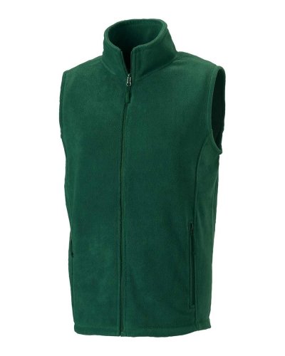 Gilet in pile Outdoor Bottle Green