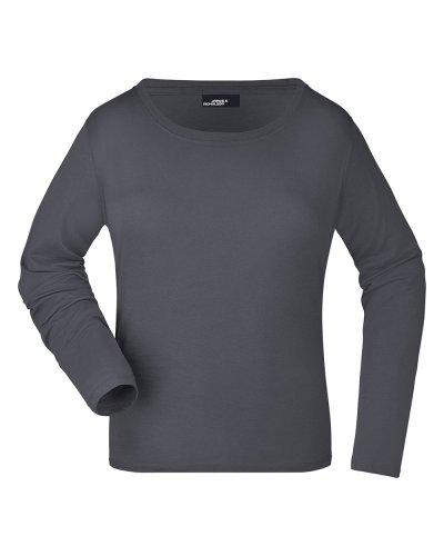 T-shirt donna maniche lunghe medium Graphite
