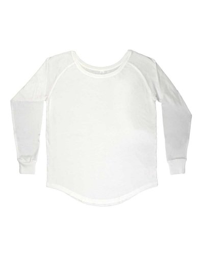 Women's Loose Fit Long Sleeve T Bianco