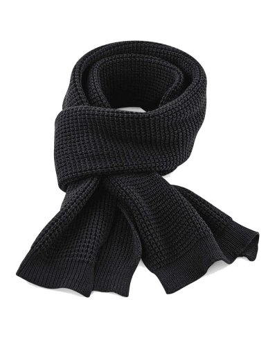 Sciarpa in maglia Classic Waffle Black