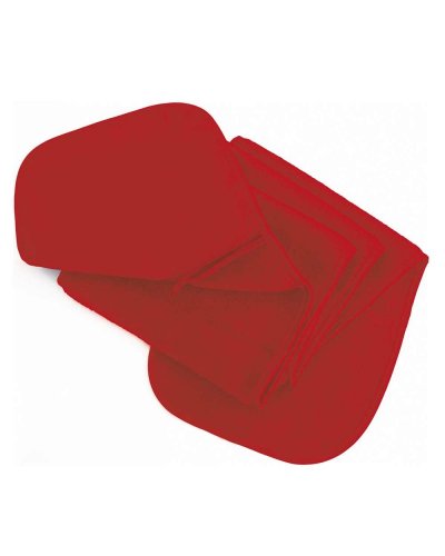 Sciarpa in pile con tasca Rosso