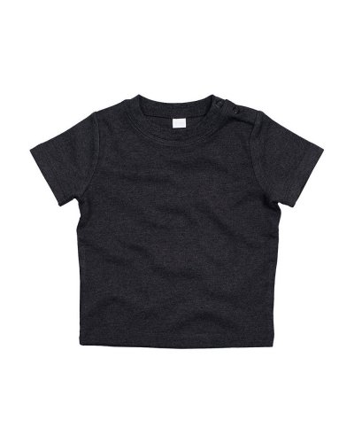 T-shirt Baby Charcoal Grey Melange Organic