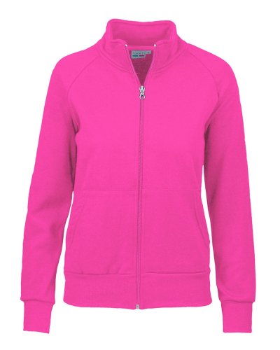Felpa bambino con zip Attiva Fuchsia
