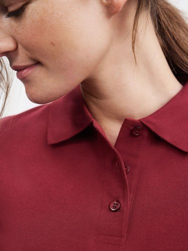 Polo Donna  100% Cotone, Regular Fit, Manica Corta, 195g