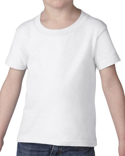 T-shirt Heavy Cotton Toddler Bianco