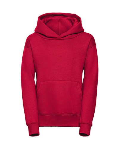 Felpa bambino con cappuccio e tasca a marsupio Classic Red