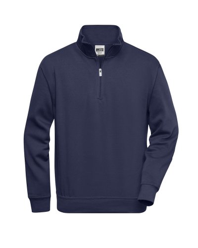 Felpa Workwear 1/2 zip Navy