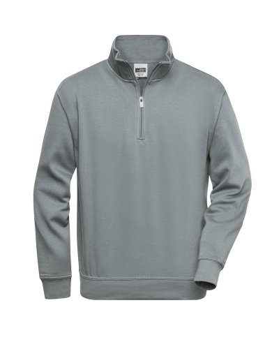 Felpa Workwear 1/2 zip Dark Grey