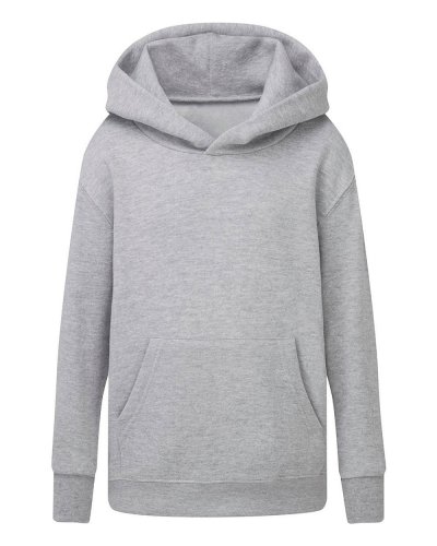 Felpa regular bambina con cappuccio Light Oxford