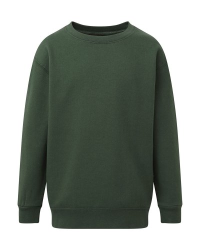 Felpa bambino Set-in Bottle Green