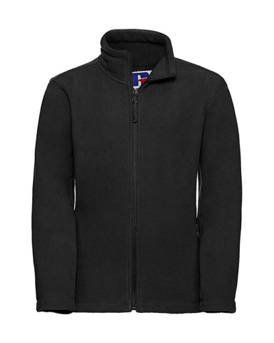 Pile bambino zip intera Nero