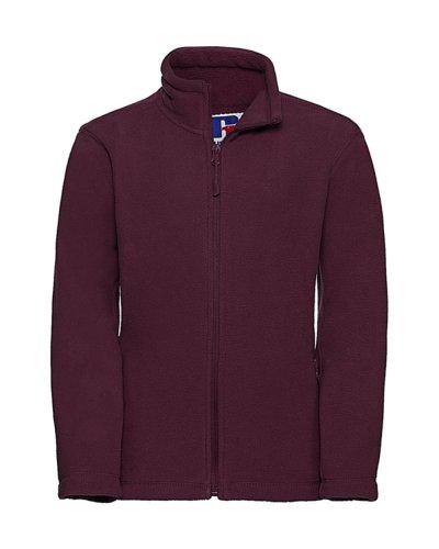 Pile bambino zip intera Burgundy