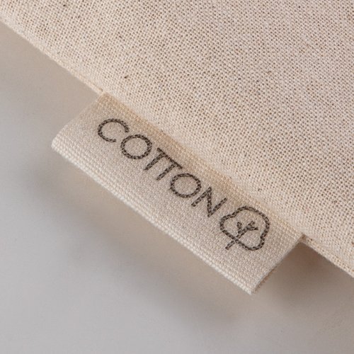 Borsa shopper di tela personalizzate manici lunghi