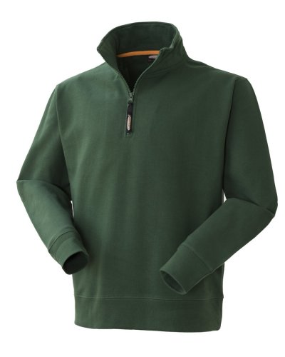 Felpa da lavoro con zip Grabby Verde