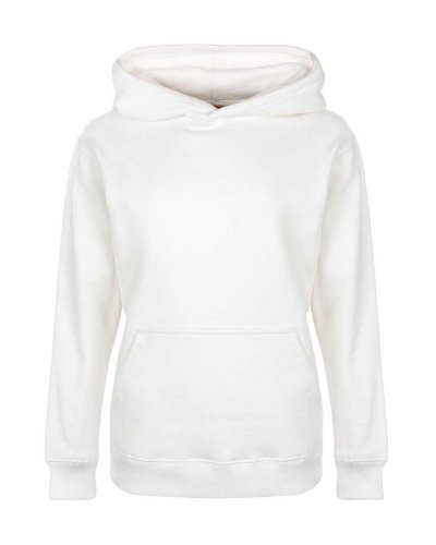 Felpa con cappuccio Junior White