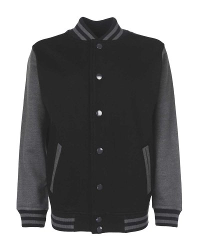 Junior Varsity Jacket Black/Charcoal