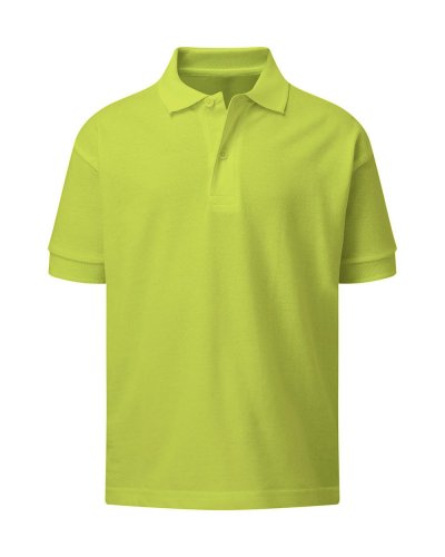 Polo bambino piqué Lime