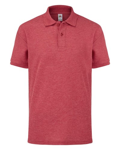 Polo bambino 65:35 Vintage Heather Red