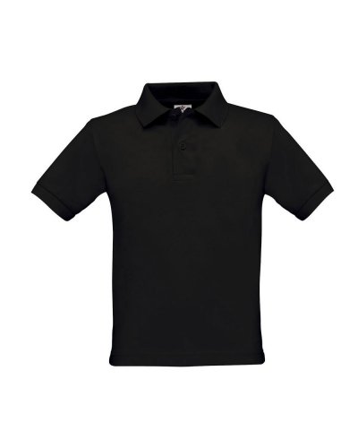 Polo bambino Safran B&C Collection Black