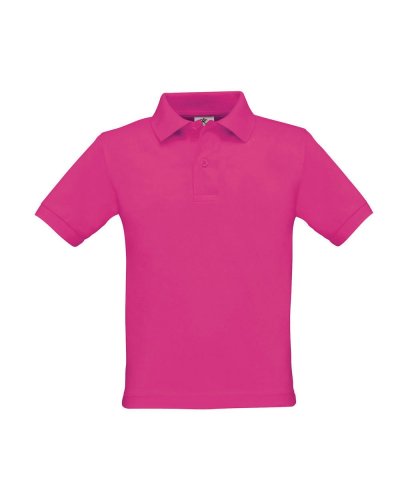 Polo bambino Safran B&C Collection Fuchsia