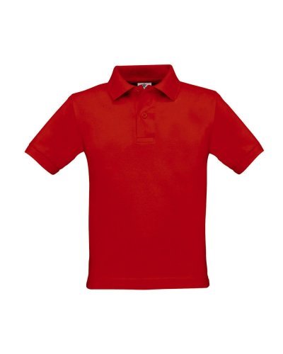 Polo bambino Safran B&C Collection Red