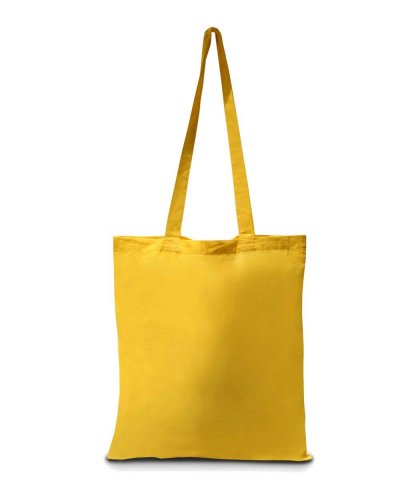 Shopper in cotone manici lunghi