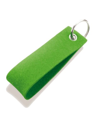 Portachiavi in feltro colorato Verde Scuro