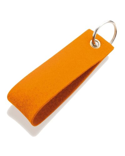 Portachiavi in feltro colorato Arancio