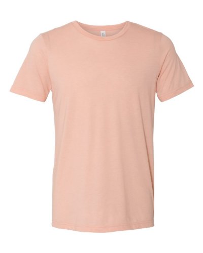 T-shirt girocollo unisex Triblend Peach Triblend