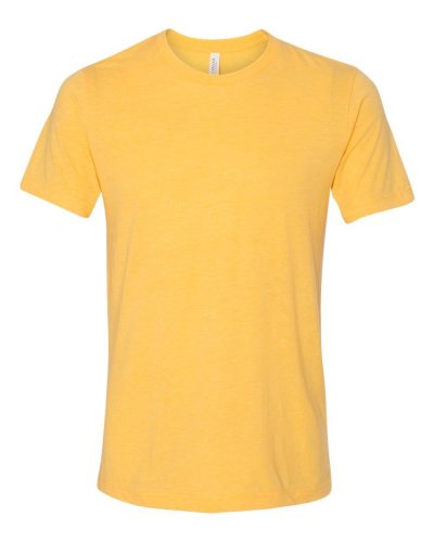 T-shirt girocollo unisex Triblend Yellow Gold Triblend